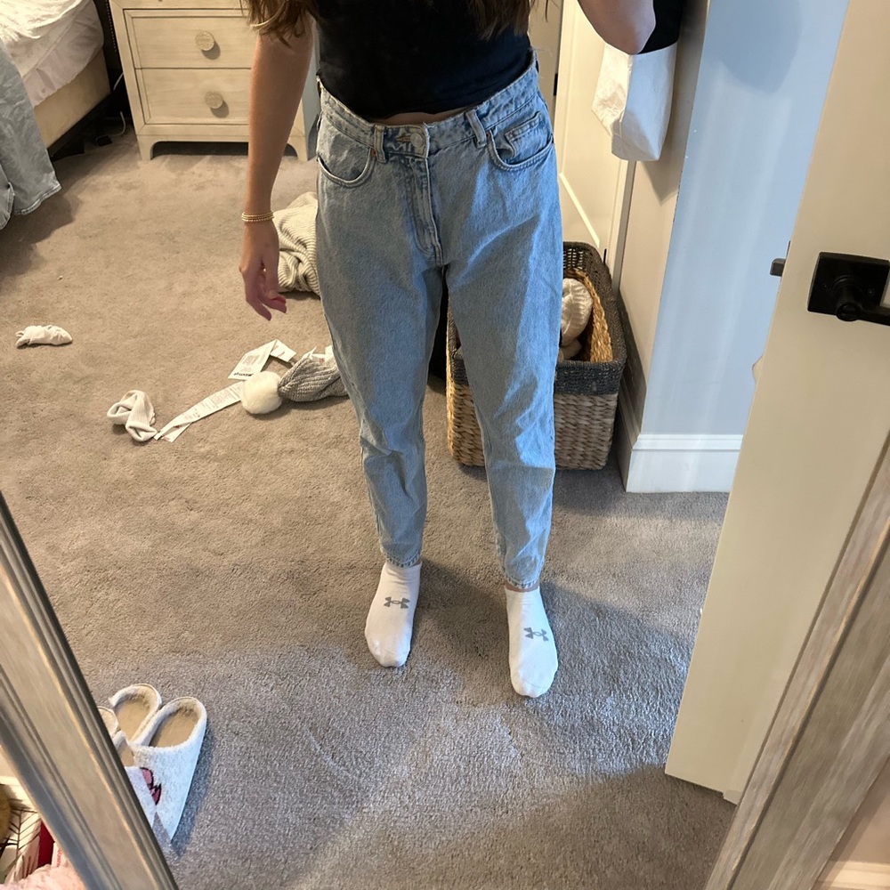Zara mom jeans!